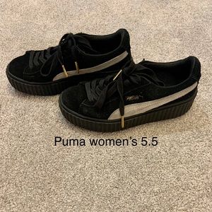 ❤️ PUMA x Rihanna Fenty Black Suede Creeper ❤️